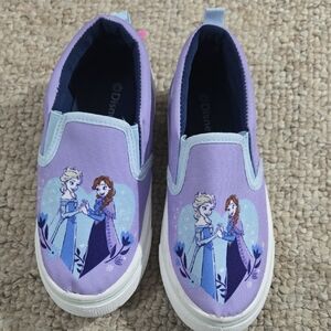 Disney Frozen Kids Slip-On Sneakers - Lavender